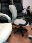 Fabric grey lietots pārvilkts krēsls
