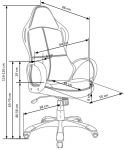 Helix 2 ofisa auduma krēsls 